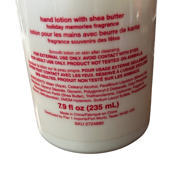 Pier 1 Imports vtg Holiday Hand Soap 16.9oz Lotion 7.9oz  Set Snowflake‎ Design - Picture 6 of 6